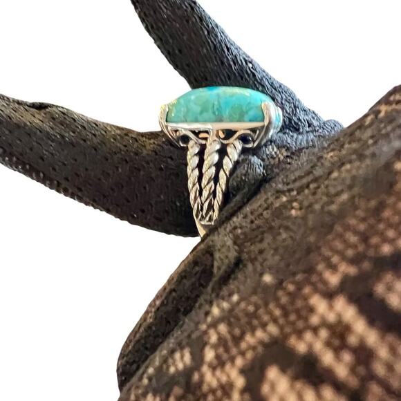 EFFY ENY Sterling Silver & Turquoise Ring - 7 - NWT - Picture 7 of 13